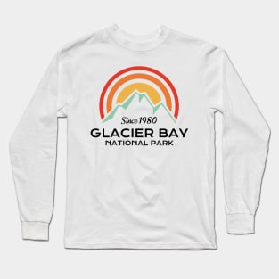 Glacier Bay National Park Retro Long Sleeve T-Shirt